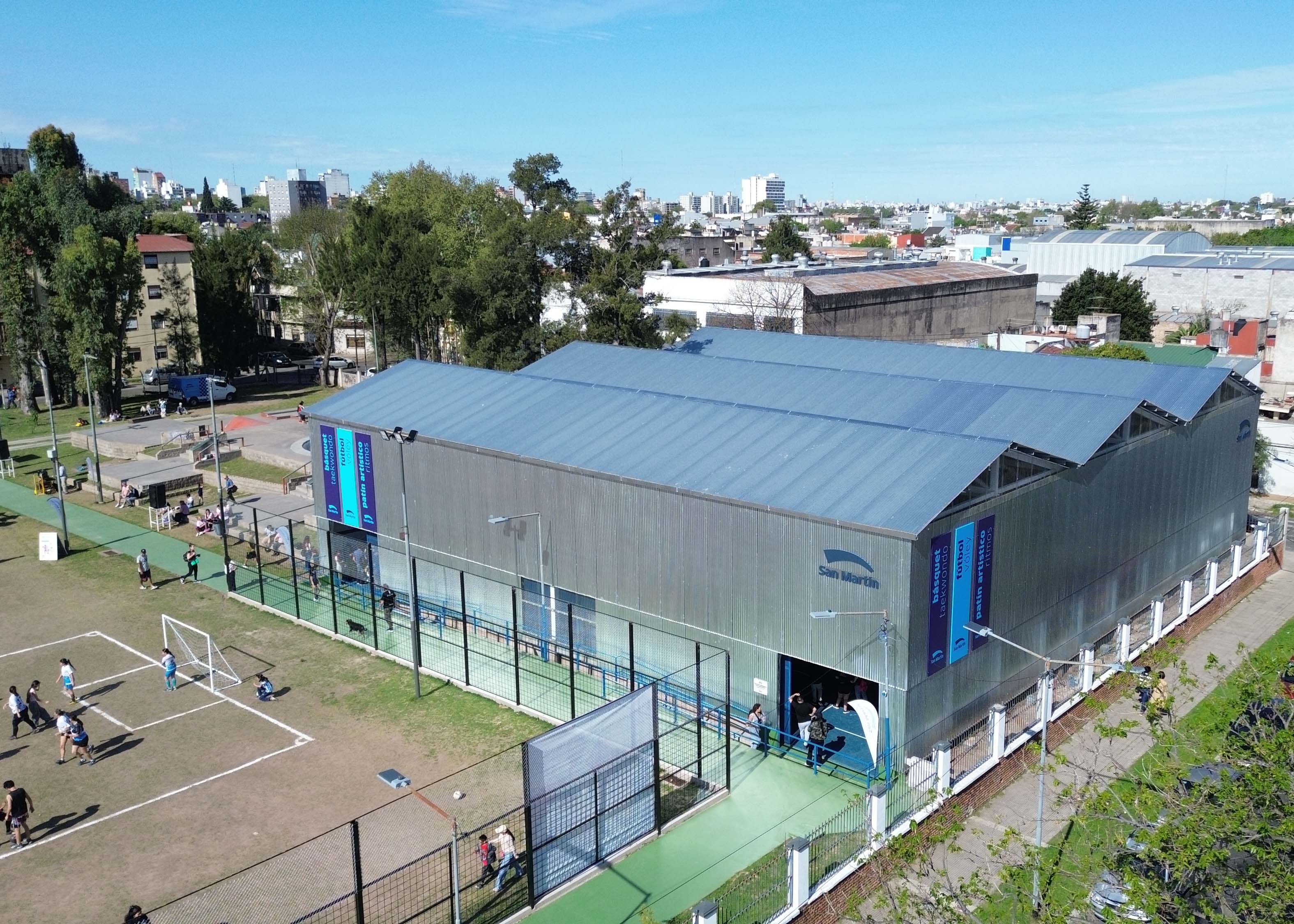 San Martín inauguró el nuevo espacio multideportivo del Parque José Hernández