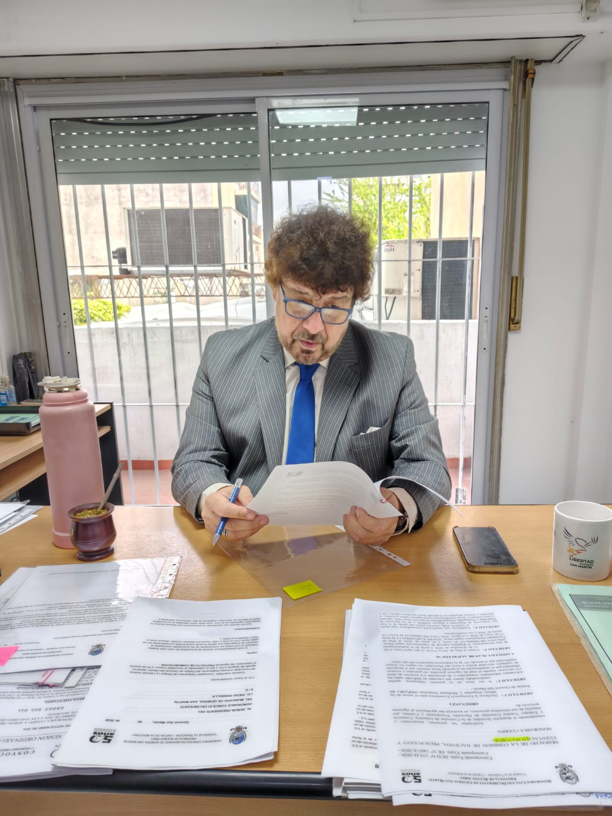 Daniel Mollo presentó dos proyectos en San Martín por inundaciones e inseguridad