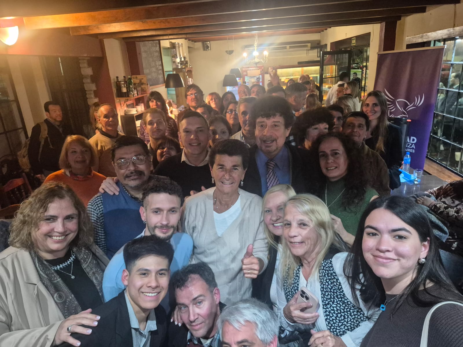 La diputada nacional Patricia Vásquez estuvo en San Martín junto a Daniel Mollo 